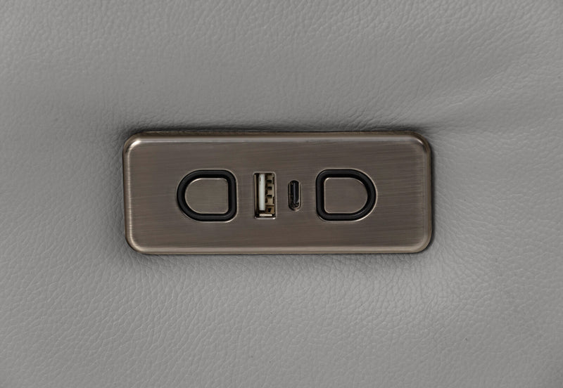 JAKOB 2 SEATER WITH CONSOLE 	CHARCOAL