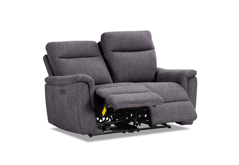 JAKOB FABRIC 2 SEATER DARK GREY