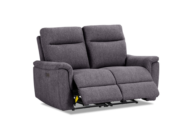 JAKOB FABRIC 2 SEATER DARK GREY
