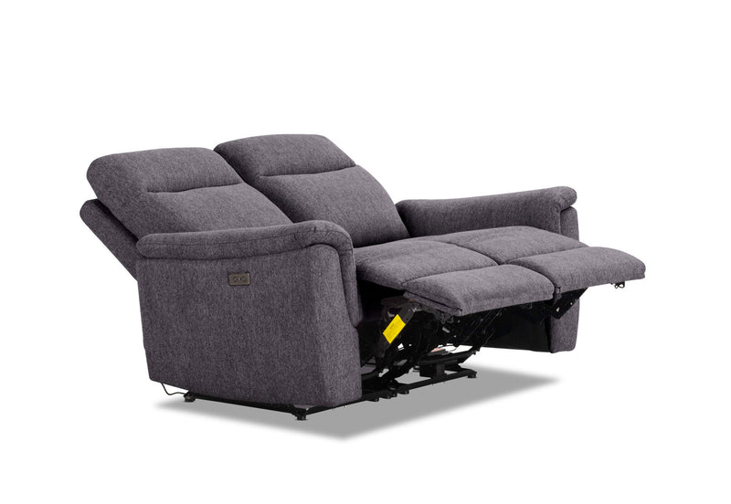 JAKOB FABRIC 2 SEATER DARK GREY
