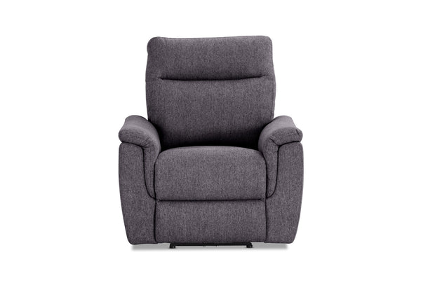 JAKOB FABRIC ELECTRIC RECLINER DARK GREY