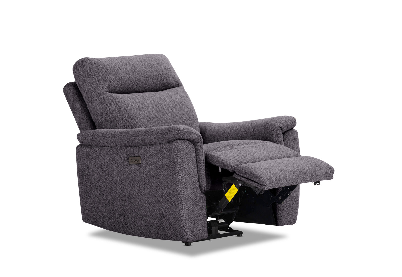 JAKOB FABRIC ELECTRIC RECLINER DARK GREY