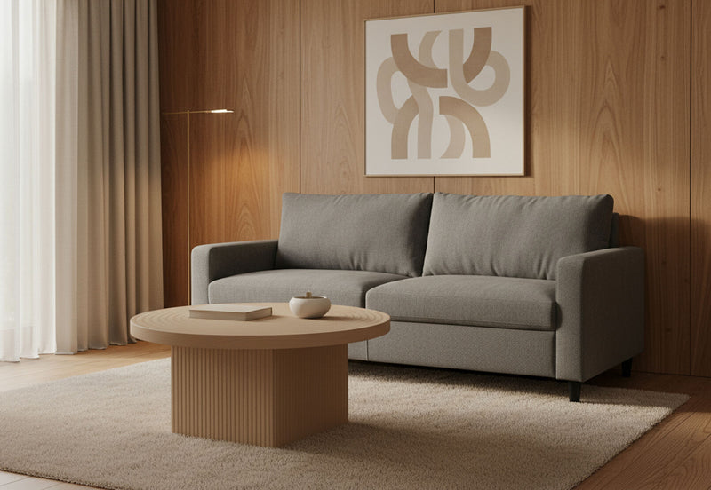 HARTMAN DARK GREY 3 SEAT SOFA DARK GREY