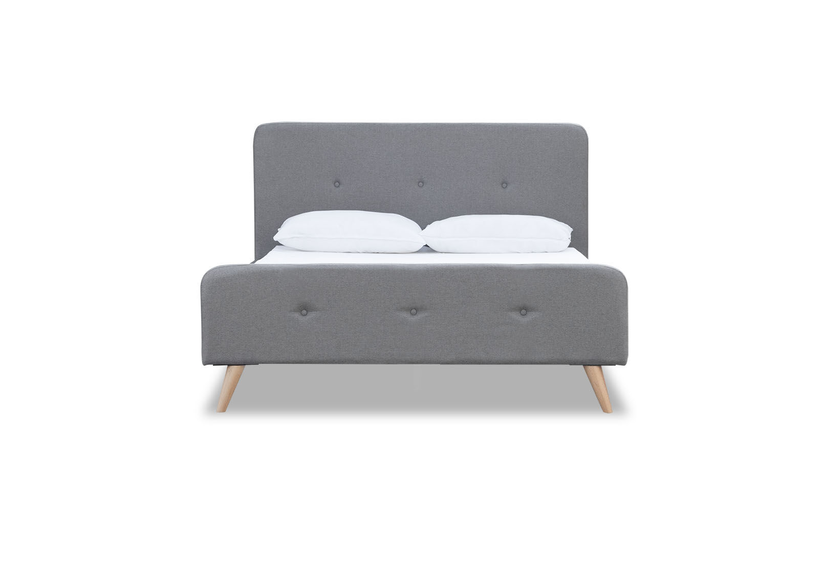 RAINEY DOUBLE BED GREY