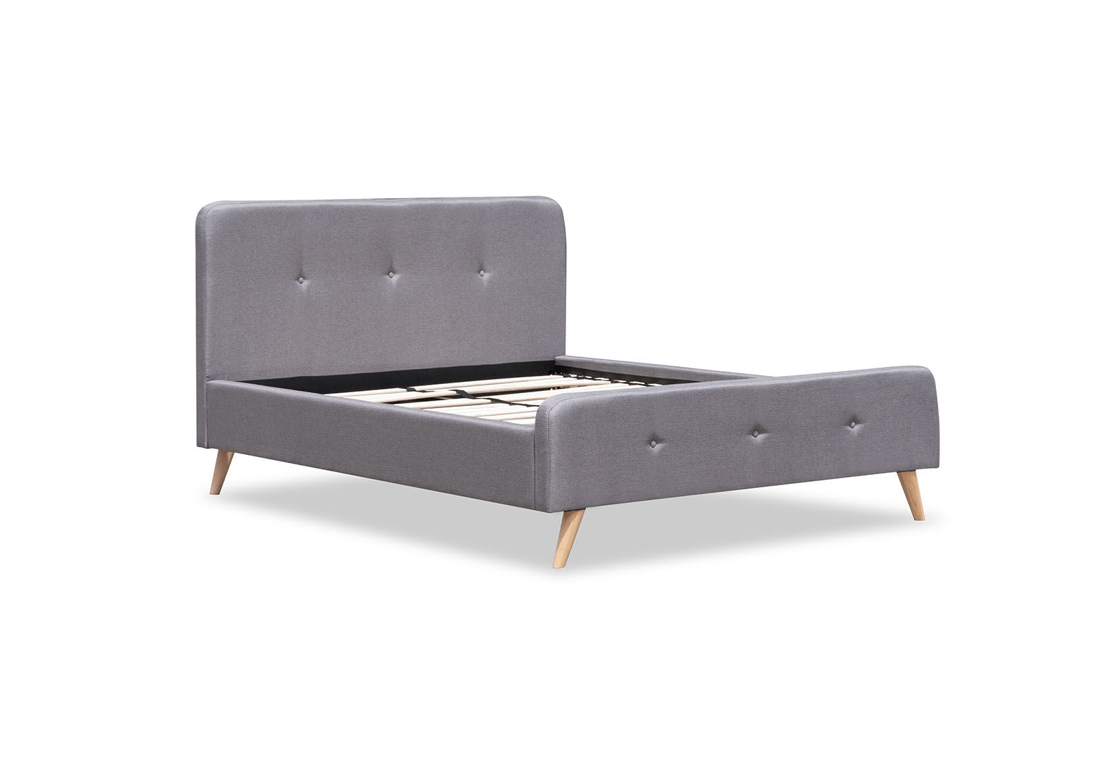 RAINEY QUEEN BED GREY