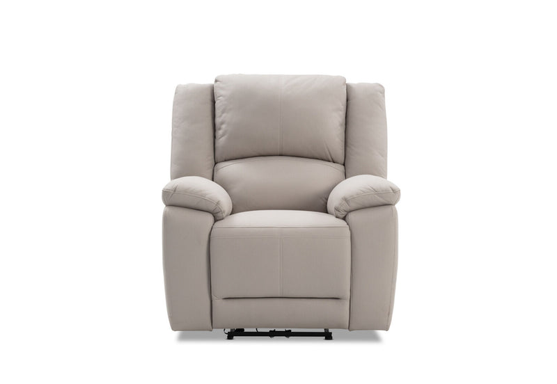 RODDICK FABRIC ELECTRIC RECLINER LIGHT GREY