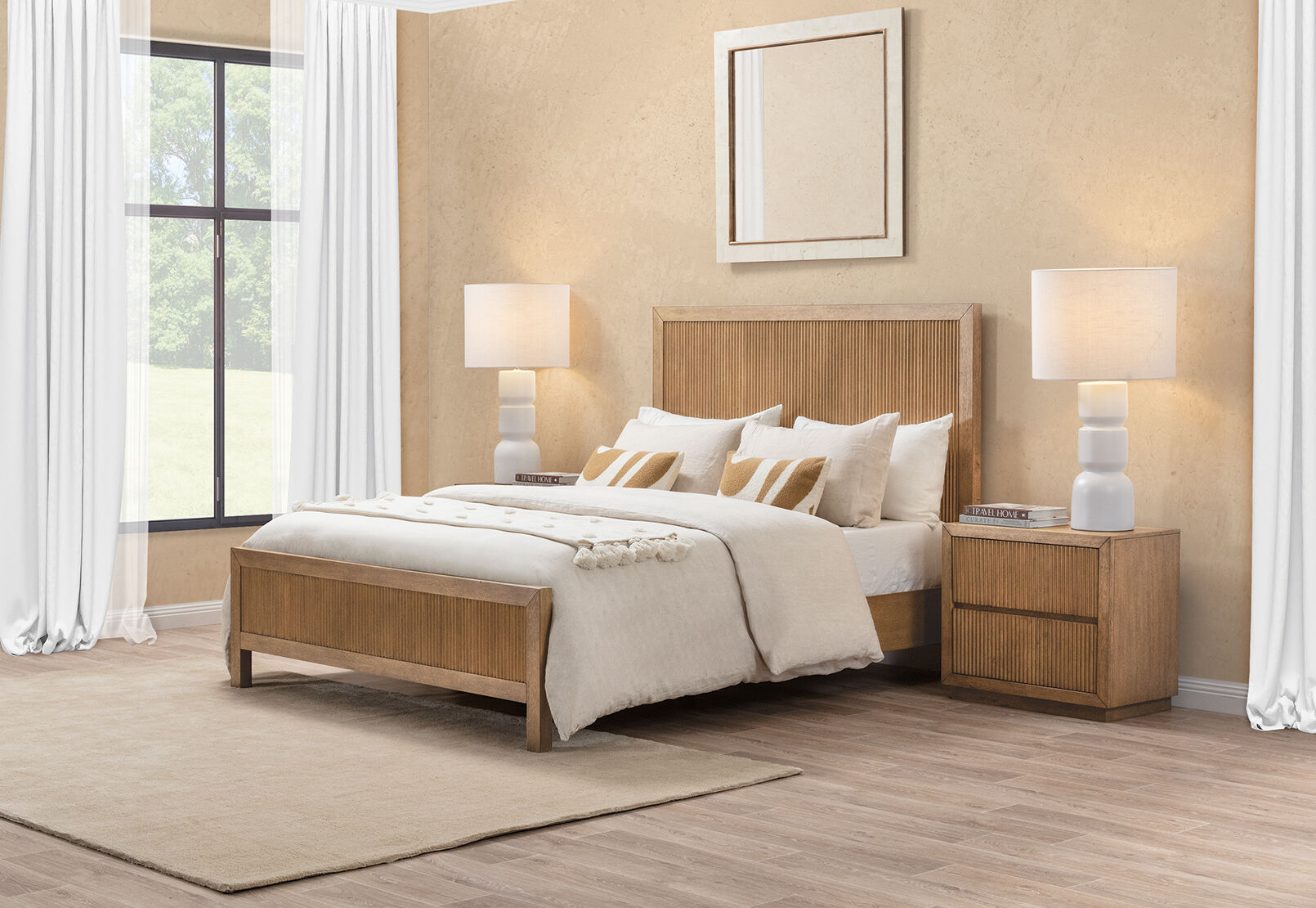 THORIN KING BED NATURAL