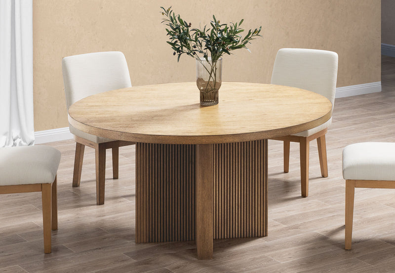 THORIN 1500 ROUND DINING TABLE NATURAL