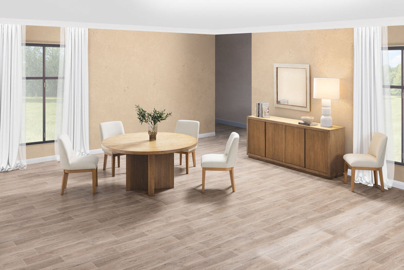 THORIN 1500 ROUND DINING TABLE NATURAL