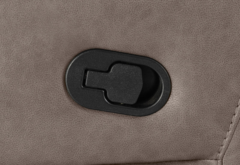 FEDERER FABRIC 3 SEATER WITH RECLINERS GREY