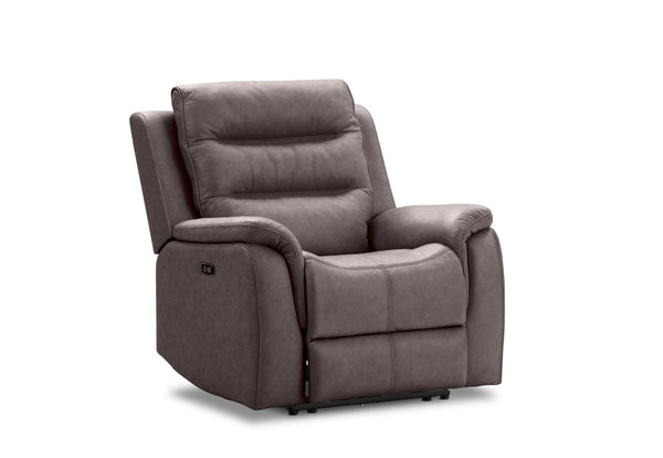 NADAL FABRIC ELECTRIC RECLINER CHARCOAL