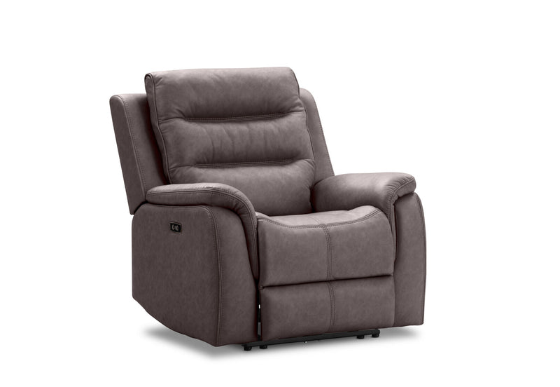NADAL FABRIC ELECTRIC RECLINER CHARCOAL