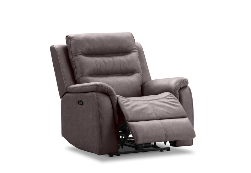 NADAL FABRIC ELECTRIC RECLINER CHARCOAL