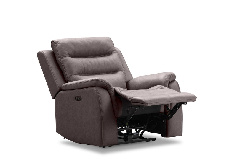 NADAL FABRIC ELECTRIC RECLINER CHARCOAL