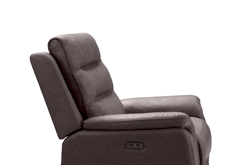 NADAL FABRIC ELECTRIC RECLINER CHARCOAL