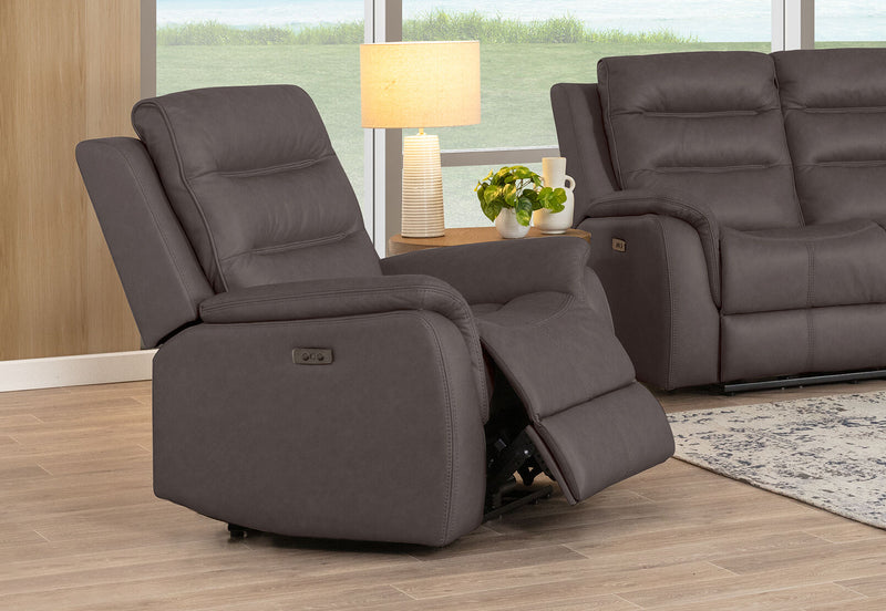 NADAL FABRIC ELECTRIC RECLINER CHARCOAL