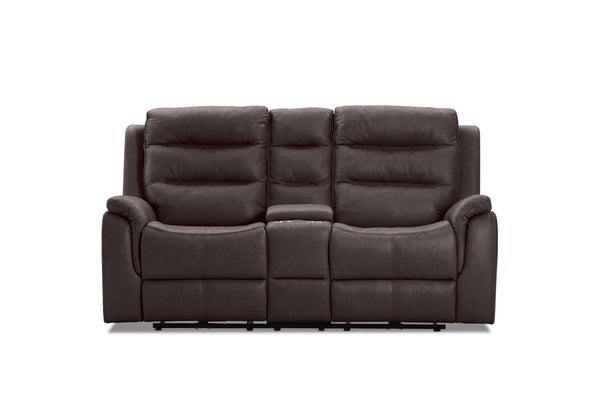 NADAL FABRIC 2 SEATER WITH ELECTRIC RECLINERS CHARCOAL