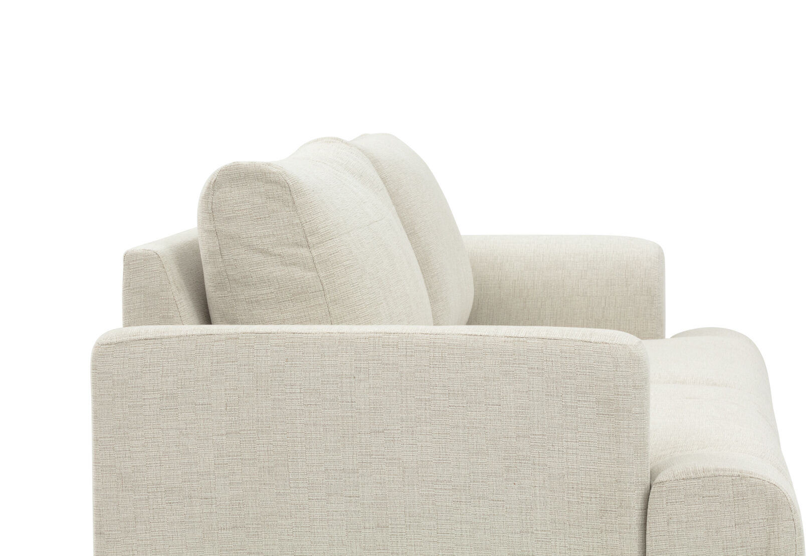 JERMAINE FABRIC 2 SEAT SOFA BEIGE
