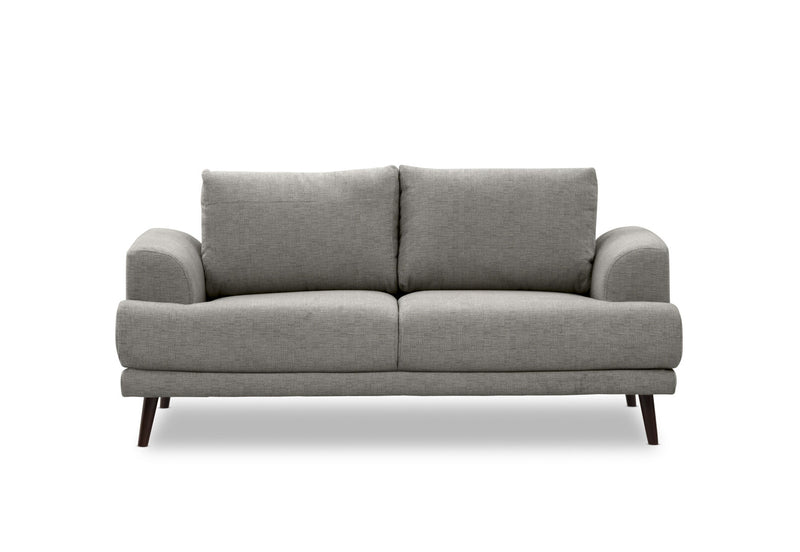 JERMAINE FABRIC 2 SEAT SOFA LIGHT GREY