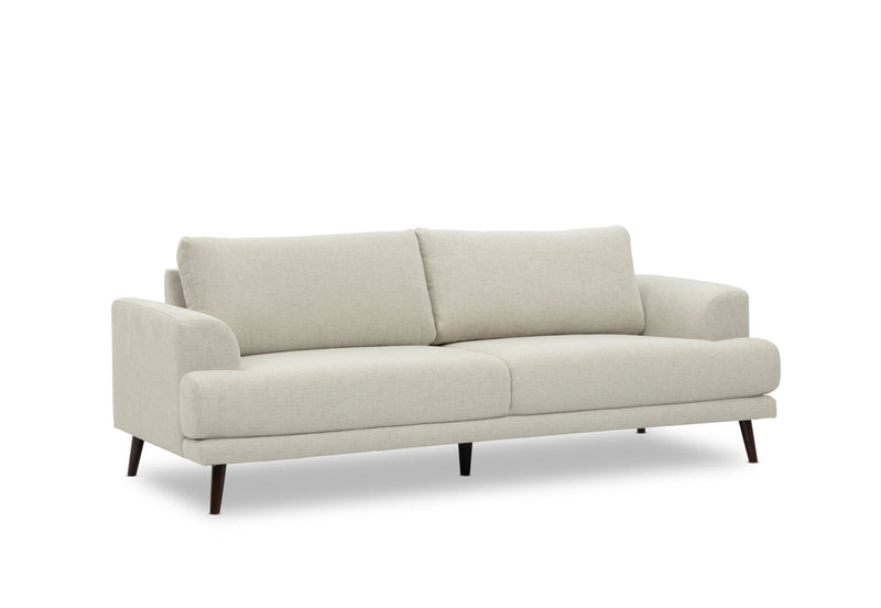 JERMAINE FABRIC 3 SEAT SOFA BEIGE