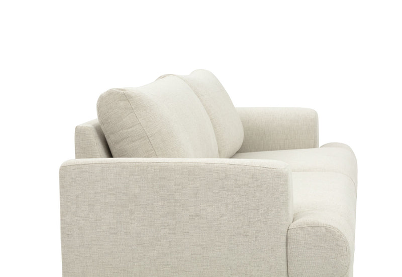 JERMAINE FABRIC 3 SEAT SOFA BEIGE