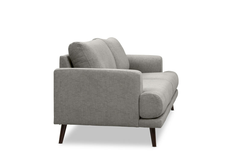 JERMAINE FABRIC 3 SEAT SOFA LIGHT GREY