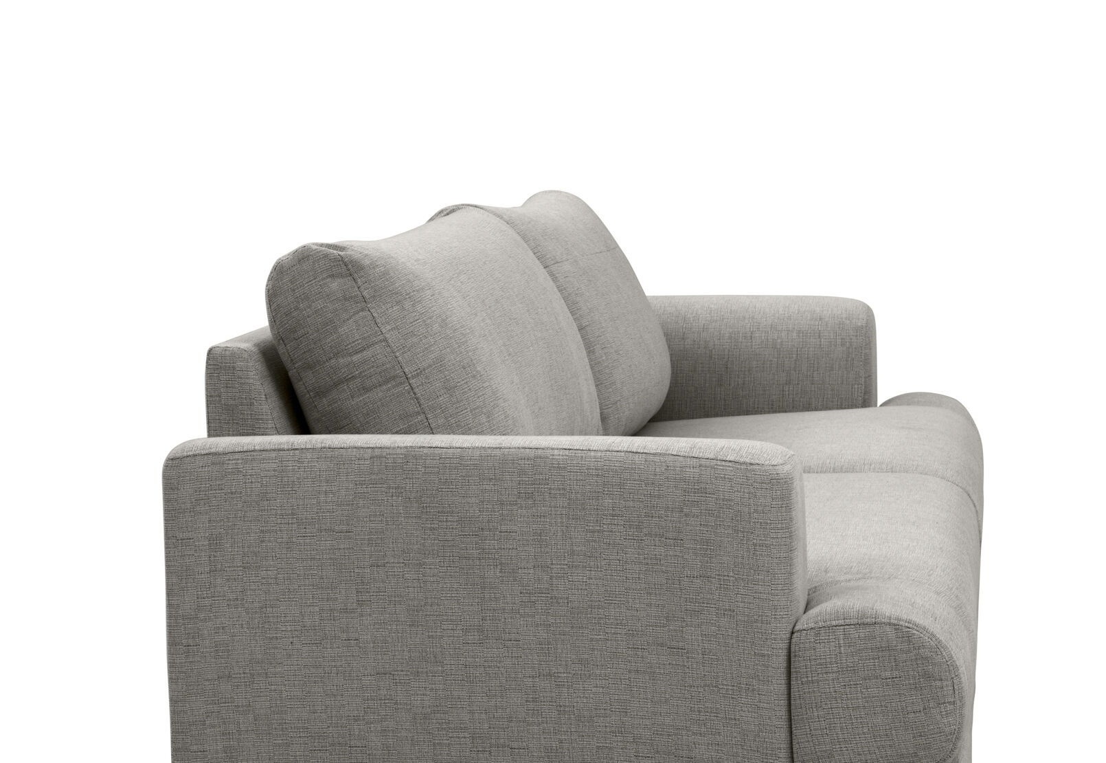JERMAINE FABRIC 3 SEAT SOFA LIGHT GREY
