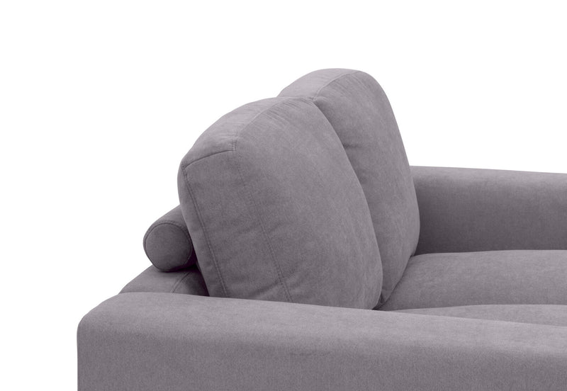 JOSEPHINE FABRIC 2 SEATER SOFA DARK GREY