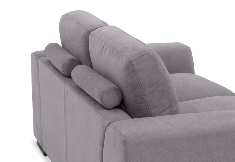 JOSEPHINE FABRIC 2 SEATER SOFA DARK GREY