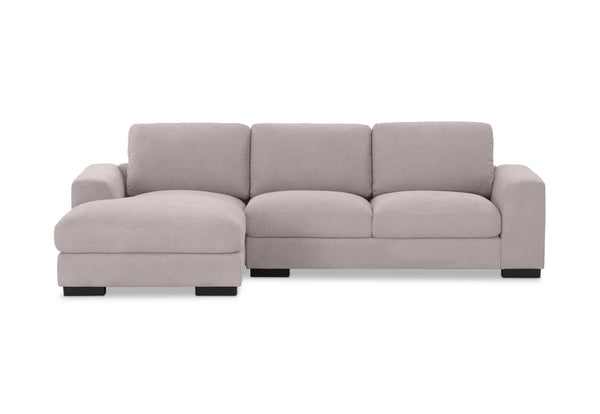 JOSEPHINE FABRIC 3 SEATER LHF CHAISE GREY
