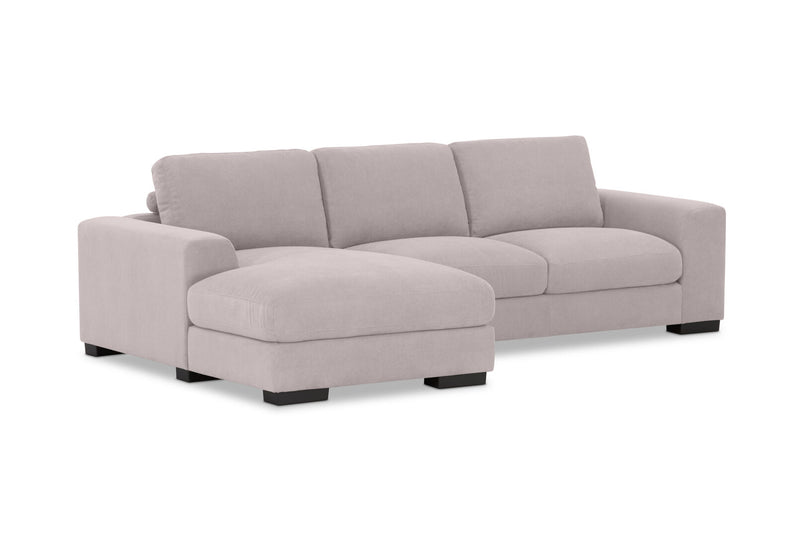 JOSEPHINE FABRIC 3 SEATER LHF CHAISE GREY