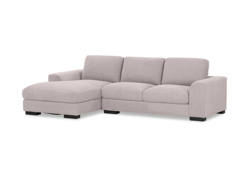 JOSEPHINE FABRIC 3 SEATER LHF CHAISE GREY