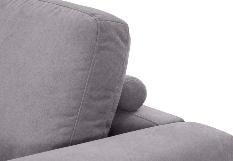 JOSEPHINE FABRIC 3 SEATER LHF CHAISE DARK GREY