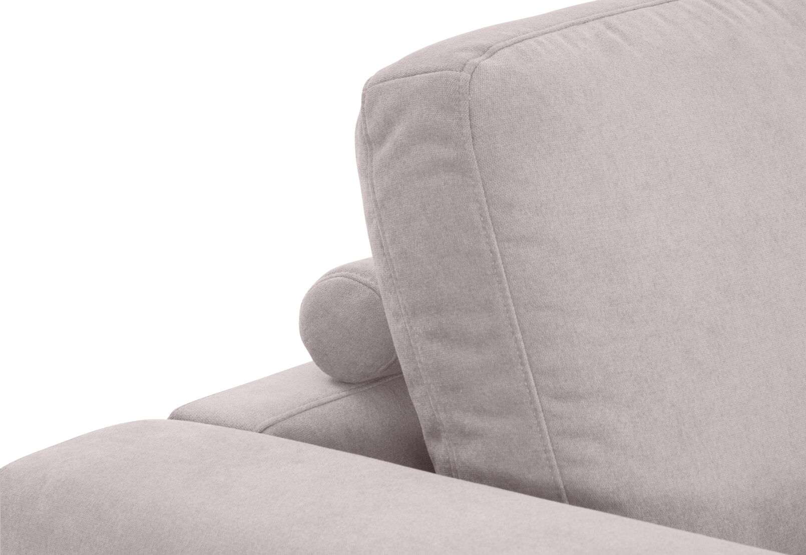 JOSEPHINE FABRIC 3 SEATER RHF CHAISE GREY