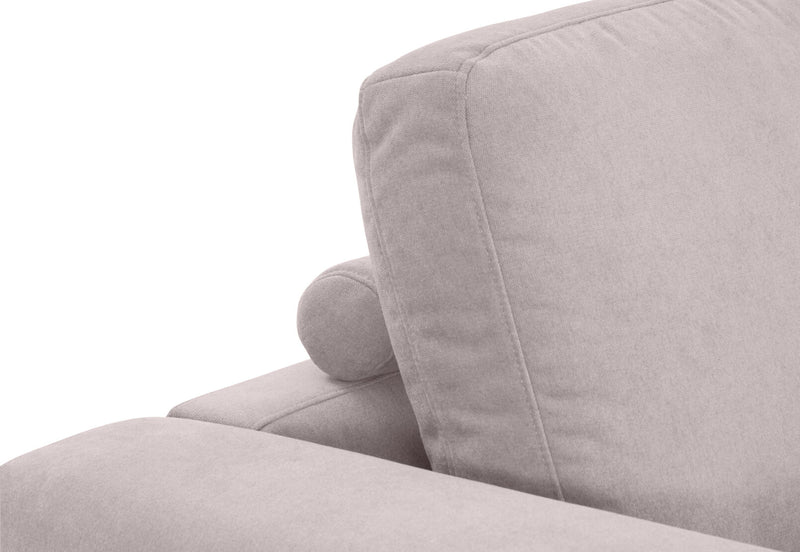 JOSEPHINE FABRIC 3 SEATER RHF CHAISE GREY