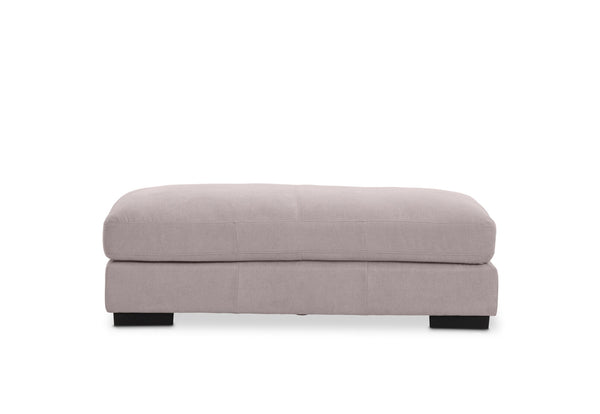 JOSEPHINE FABRIC LARGE OTTOMAN GREY