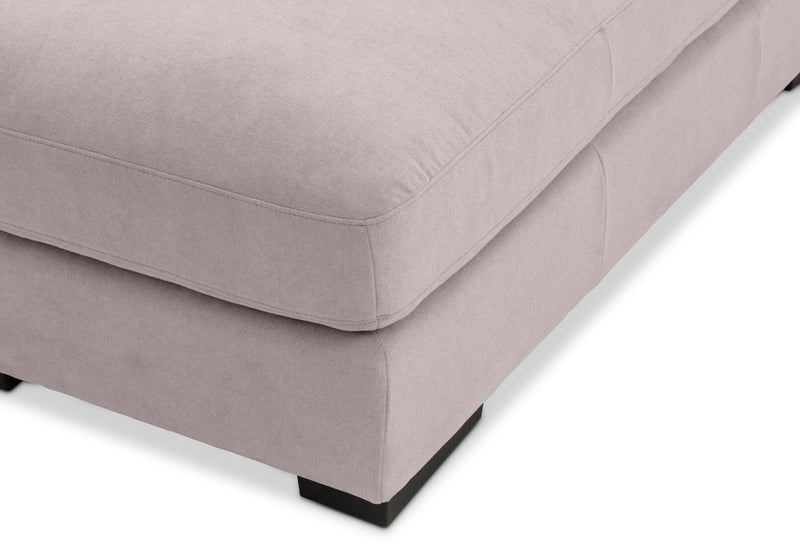 JOSEPHINE FABRIC LARGE OTTOMAN GREY