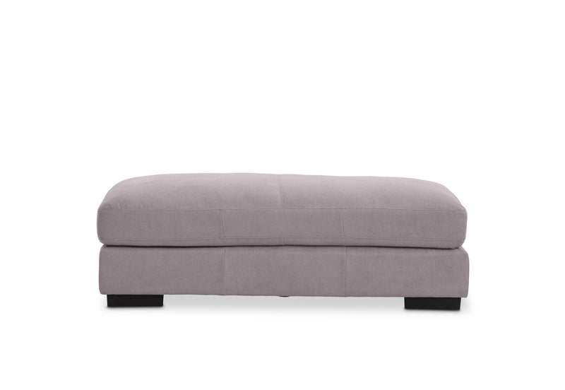 JOSEPHINE FABRIC LARGE OTTOMAN MID GREY