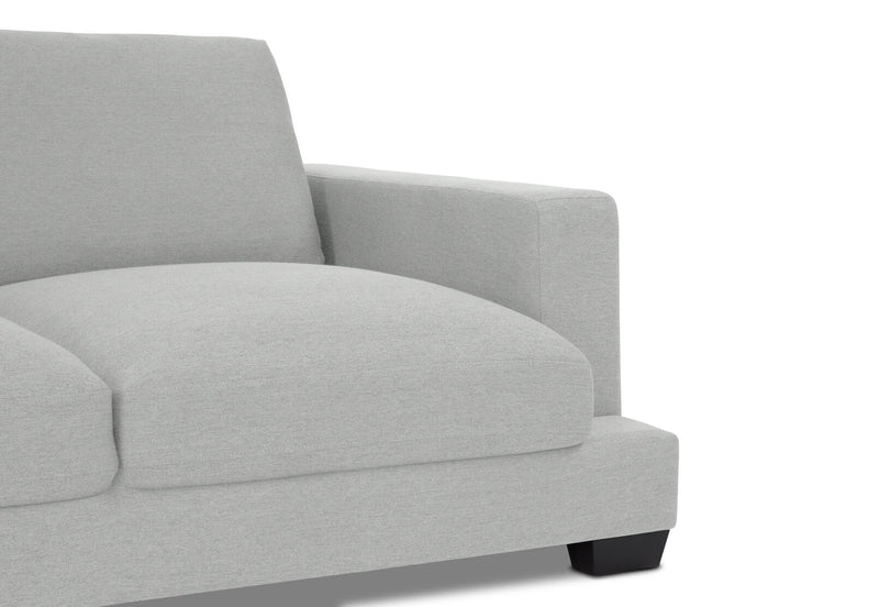 HANNES FABRIC 4 SEATER LIGHT GREY