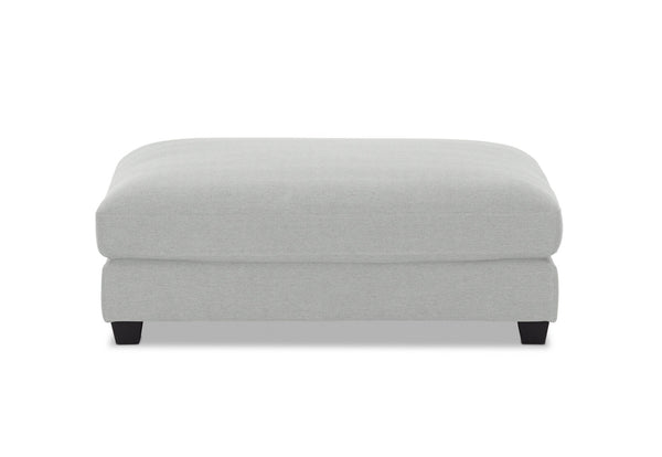 HANNES FABRIC OTTOMAN LIGHT GREY