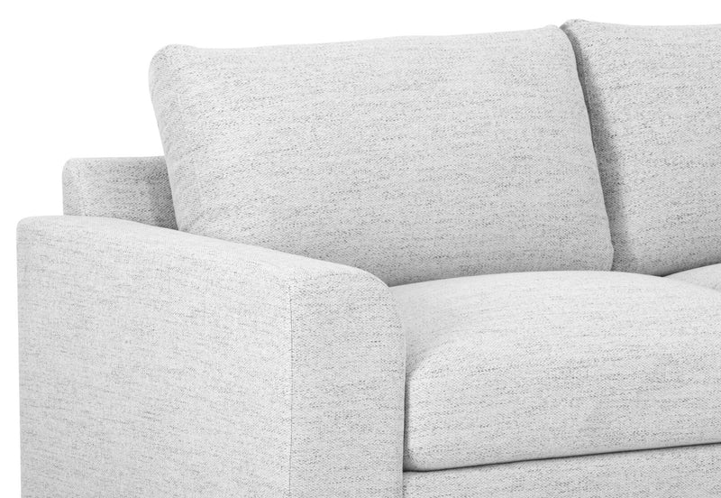 VERONICA FABRIC 2 SEATER SOFA STONE