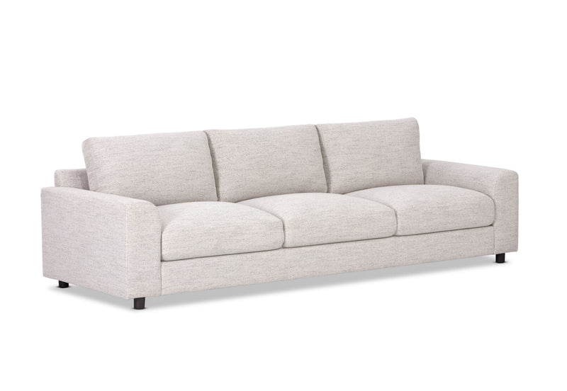 VERONICA FABRIC 3.5 SEATER SOFA PLATINUM