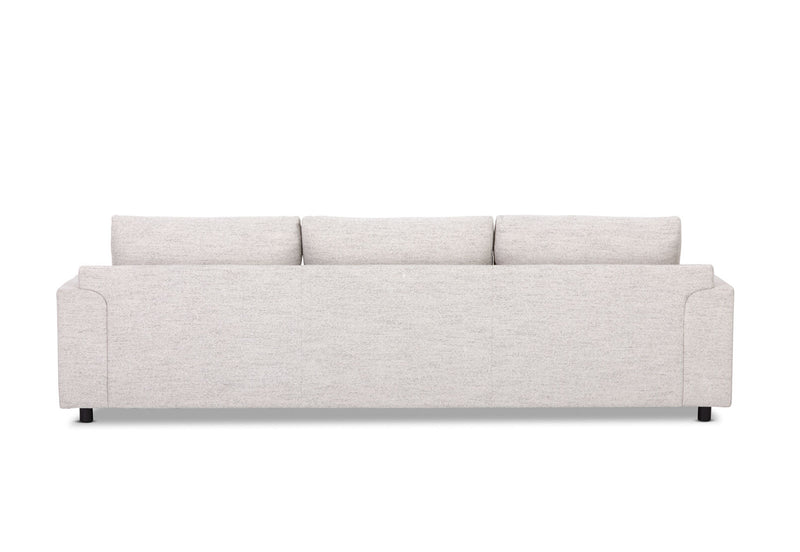 VERONICA FABRIC 3.5 SEATER SOFA PLATINUM