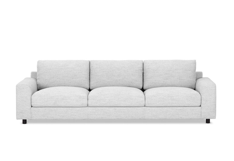 VERONICA FABRIC 3.5 SEATER SOFA STONE