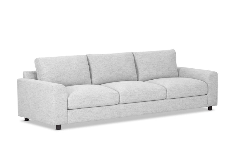 VERONICA FABRIC 3.5 SEATER SOFA STONE
