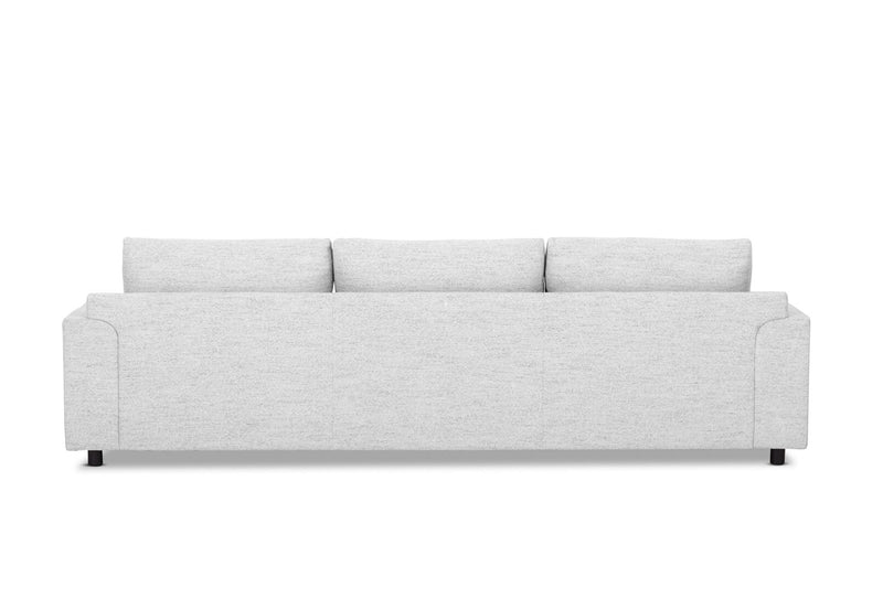 VERONICA FABRIC 3.5 SEATER SOFA STONE