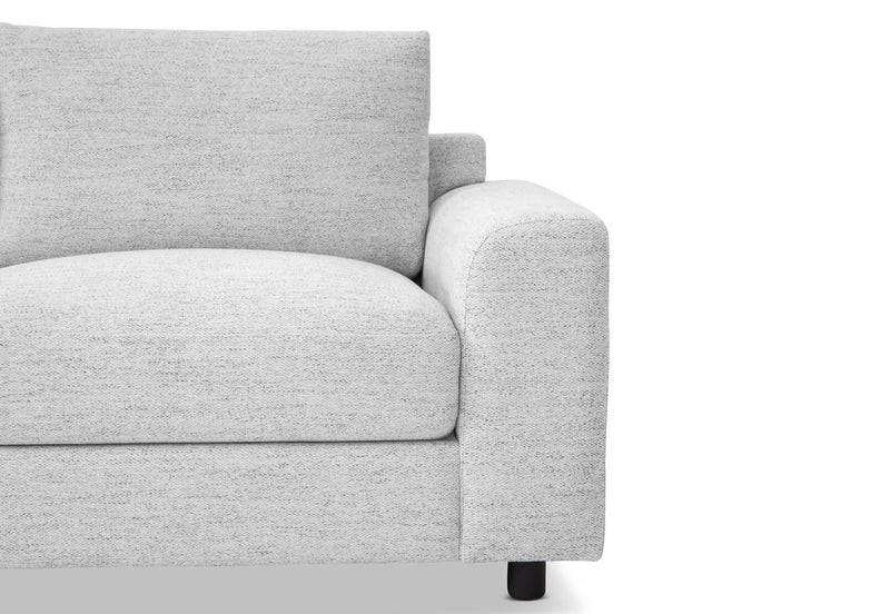 VERONICA FABRIC 3.5 SEATER SOFA STONE