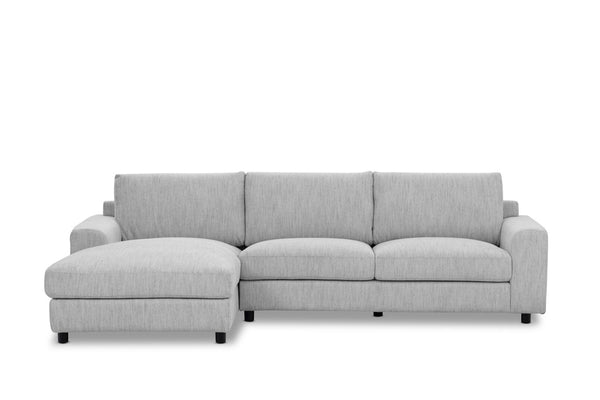 VERONICA FABRIC 3 SEAT LHF CHAISE STONE