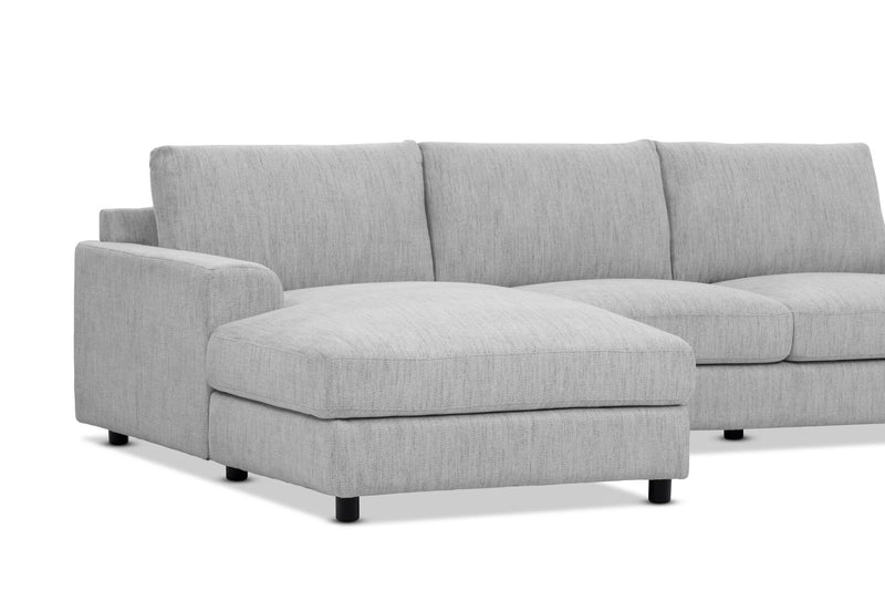 VERONICA FABRIC 3 SEAT LHF CHAISE STONE