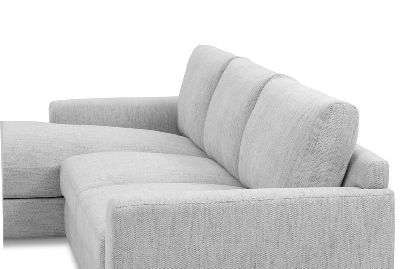 VERONICA FABRIC 3 SEAT LHF CHAISE STONE